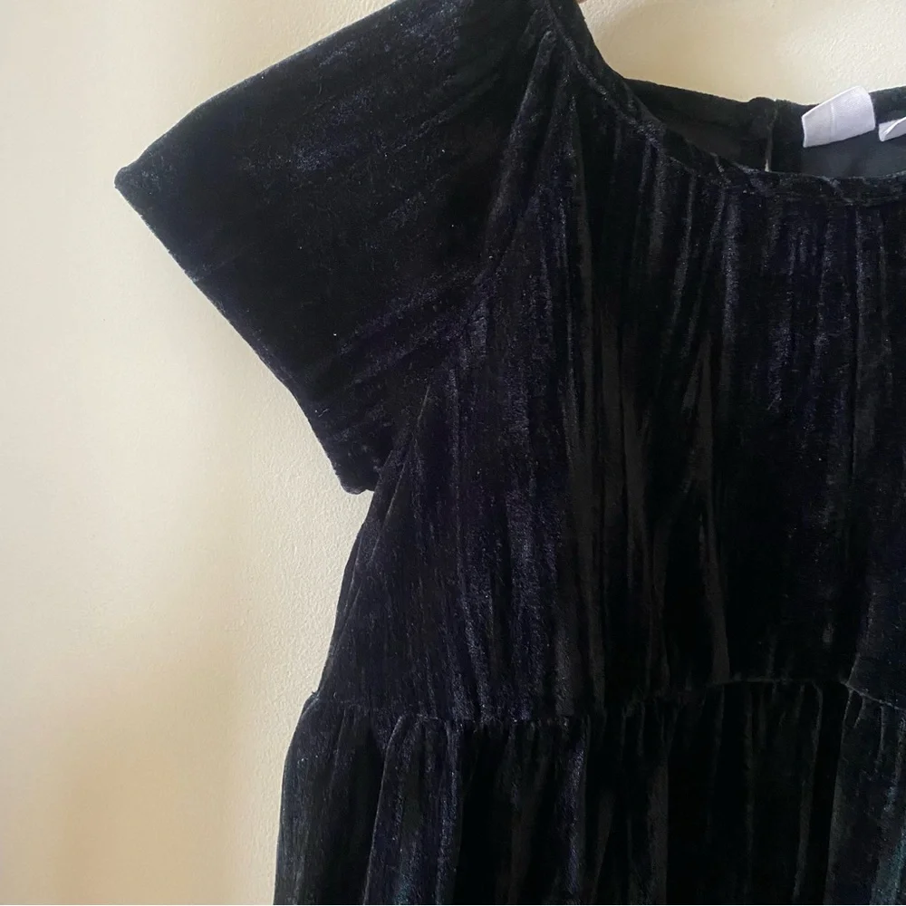 Gap velvet black dress   Size S